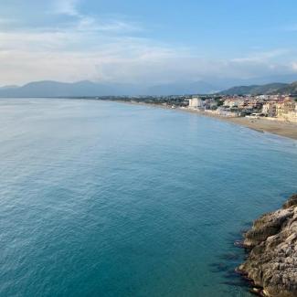 Bild Zeit die Küstenlinie San felice Circeo Italien
