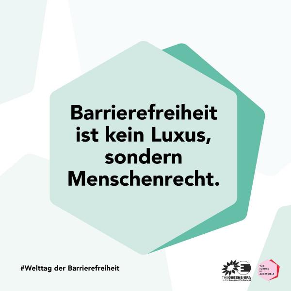 WElttag der Barrierefreiheit - Barrierefreiheit ist ein Menschenrecht