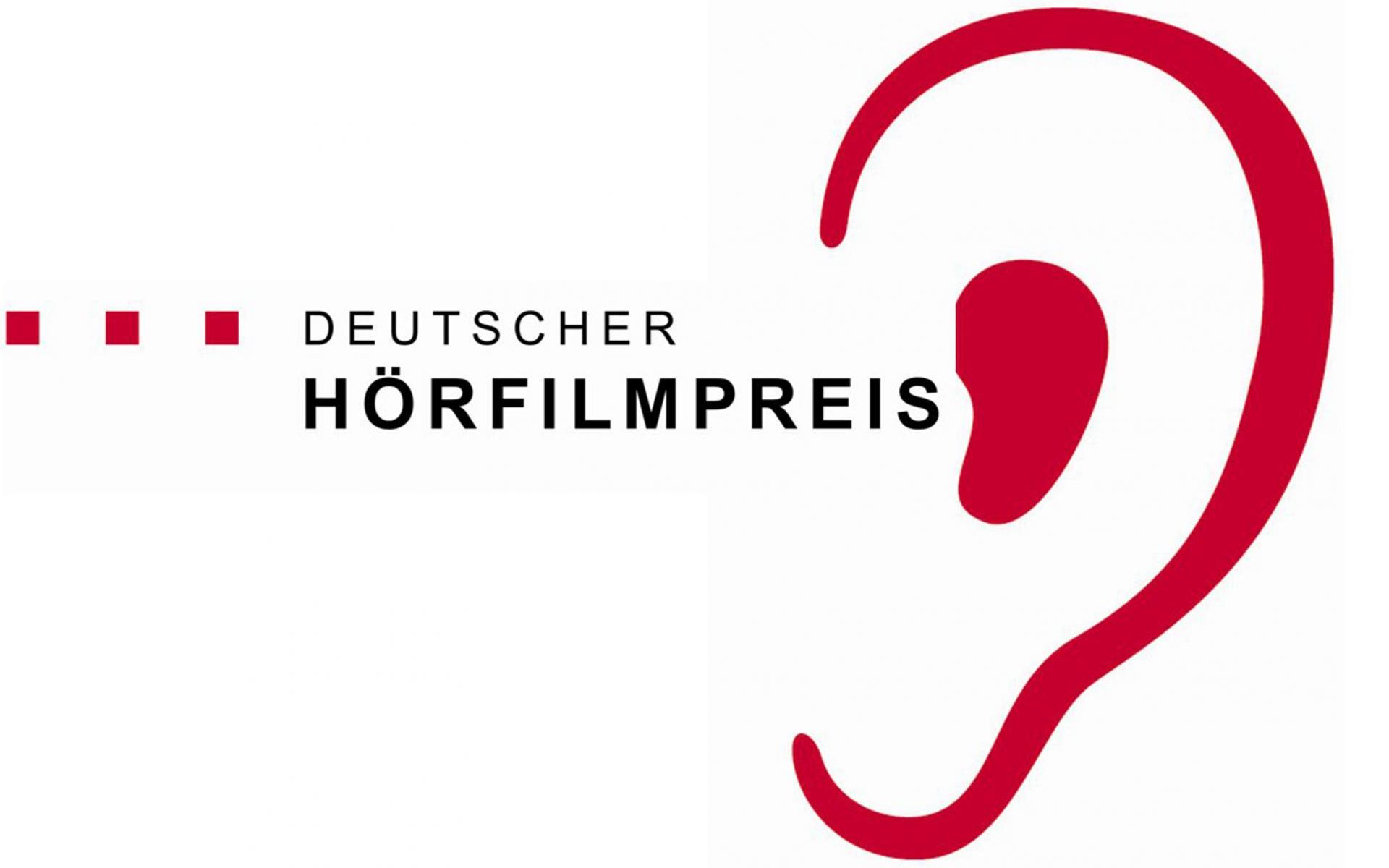 Bild zeigt Logo des Deutschen _Hörfilmpreis ein angedeutetes Ohr