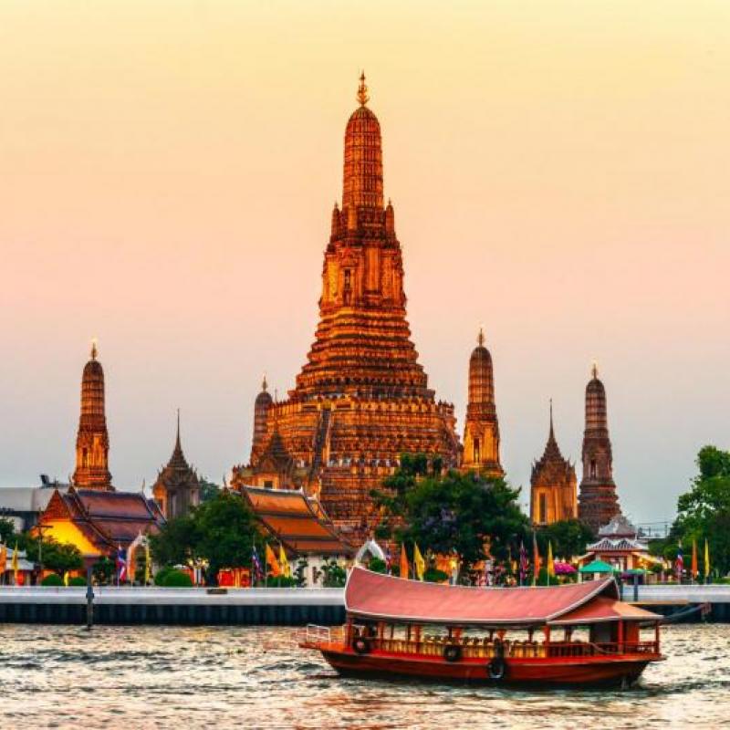 Wat Aron Tempel in Bangkok Thailand