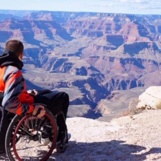 Sebastian Wächter am Grand Canyon